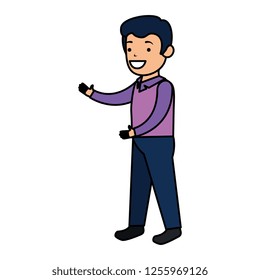 elegant businessman avatar character