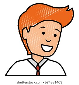 elegant businessman avatar character
