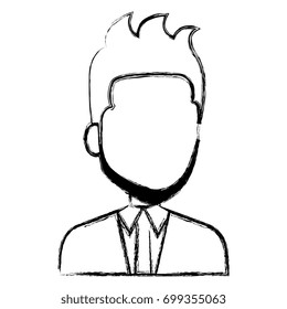 elegant businessman avatar character