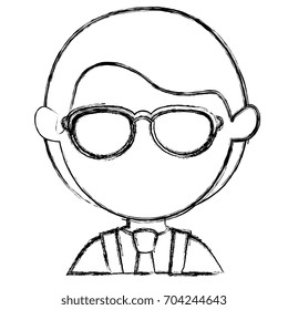 elegant businessman avatar character