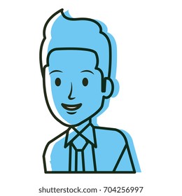 elegant businessman avatar character