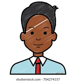 elegant businessman avatar character