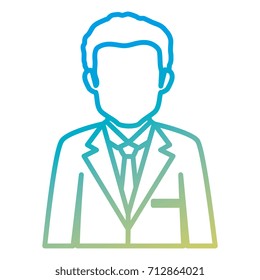 elegant businessman avatar character