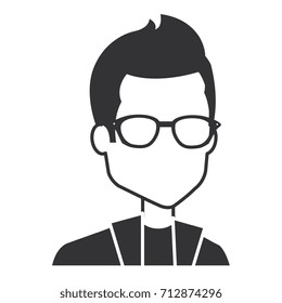 elegant businessman avatar character