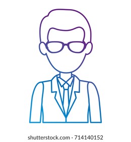 elegant businessman avatar character