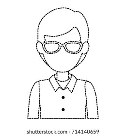 elegant businessman avatar character