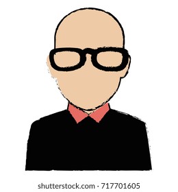 elegant businessman avatar character