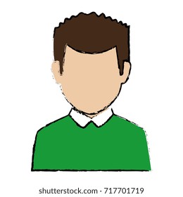 elegant businessman avatar character