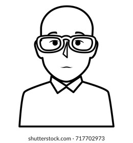 elegant businessman avatar character