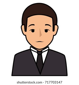 elegant businessman avatar character