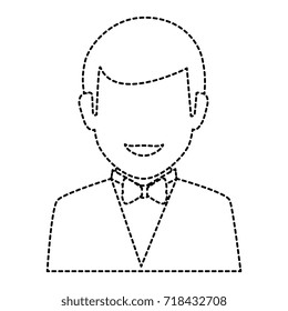elegant businessman avatar character