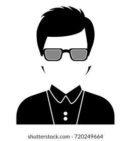 elegant businessman avatar character