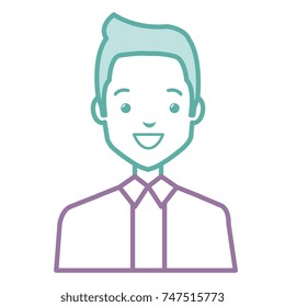 elegant businessman avatar character