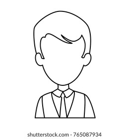 elegant businessman avatar character