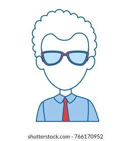 elegant businessman avatar character