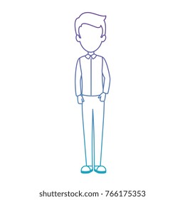 elegant businessman avatar character