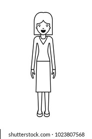 elegant businesswoman avatar character