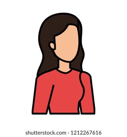 elegant businesswoman avatar character