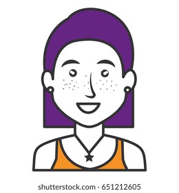 elegant businesswoman avatar character