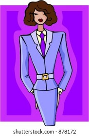 Elegant businesswoman. Check my portfolio for many more images of this series.