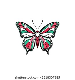 Elegant Butterfly Silhouette for Luxury Beauty Brand Logo, vector, design