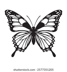 Elegant Butterfly Silhouette A Symbol of Transformation