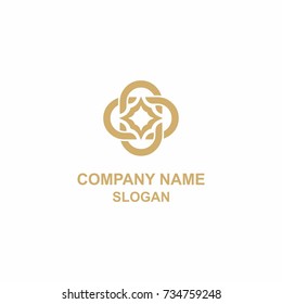 Elegant C letter initial logo.