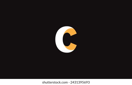 Elegant C Letter Linked Monogram Logo Design.