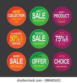 Elegant call to action web design elements, high quality vector EPS10