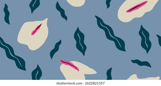Elegant Calla Lily Floral Print.