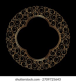 Elegante kalligraphische dekorative Rahmenelemente