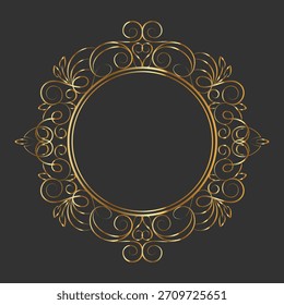 Elegante kalligraphische dekorative Rahmenelemente