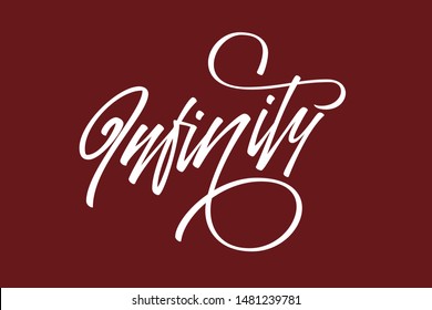 Elegant calligraphic design to represent infinity, special for couples and more creative uses.