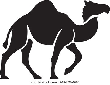 Elegant camel icon depicting endurance and strength.