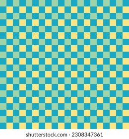 Elegantes Candy-FarbschachStoffmuster Fashion-Hintergrund Muster Nahtlos