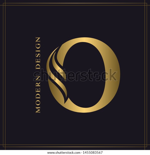 Elegant Capital letter O. Graceful Royal\
Style. Calligraphic Beautiful Logo. Vintage Gold Drawn Emblem for\
Book Design, Brand Name, Business Card, Restaurant, Boutique,\
Hotel. Vector\
illustration