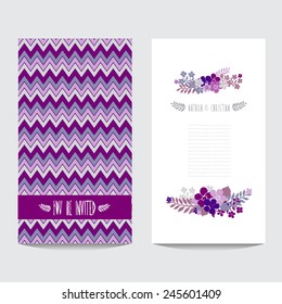 Elegant card with decorative flowers , design element. Can be used for wedding, baby shower, mothers day, valentines day, birthday cards, invitations. Vintage decorative flowers