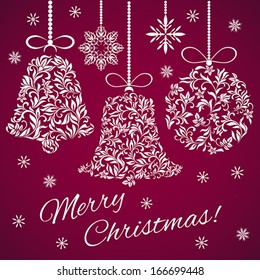 Elegant card - Merry Christmas!
