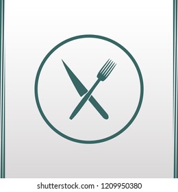 Elegant card for restaurant menu, with spoon, knife and fork vector illustration
