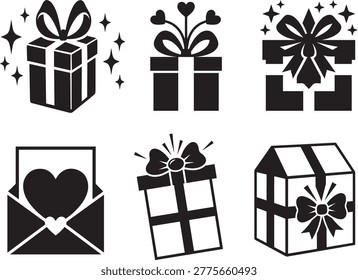 Elegant Celebration Gift Box Set and Love Letter Envelope for Birthdays, Holidays, and Special Occasions (Made by AI)