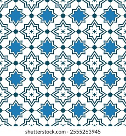 Elegant ceramic patchwork tile featuring Islamic, Indian, and Arabic patterns inspired by Majolica pottery and the rich heritage of Portuguese-Spanish azulejo designs.