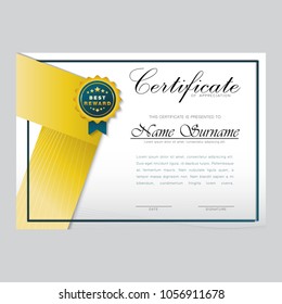 Elegant Certificate Design Template