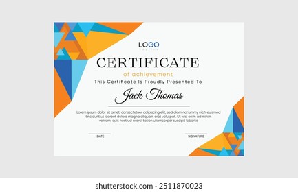 elegant certificate vector art. training certificate. certificate background