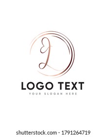 Elegant and charming feels letter type L  logo template, Vector logo for business and company identity 