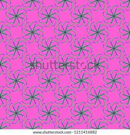 Elegant charming magic abstract background multicolor seamless.