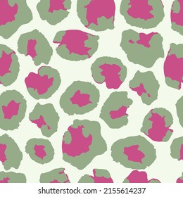 Elegant Cheetah Safari Seamless Leopard Print. Trendy Animal Skin Fashion Pattern. Leopard Print Seamless Vector Design. Modern Fabric Texture, Wild Fur Repeat Pattern. Cheetah Textile Background.