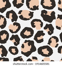 Elegant Cheetah Wildlife Seamless Leopard Print. Rich VIP Animal Skin Fashion Pattern. Modern Fabric Texture, Wild Fur Repeat Pattern. Leopard Print Seamless Vector Design. Cheetah Textile Background.
