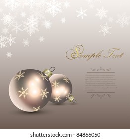 Elegant christmas background