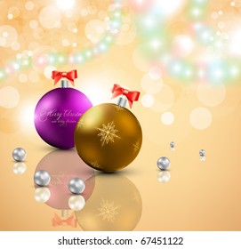 Elegant Christmas Background. Eps10.