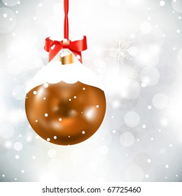 Elegant Christmas Background. Eps10.